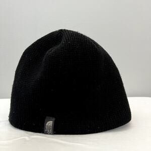 The North Face Skele Black Knit Unisex Beanie